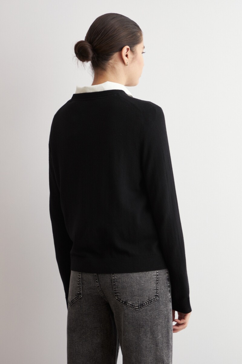Sweater clásico negro