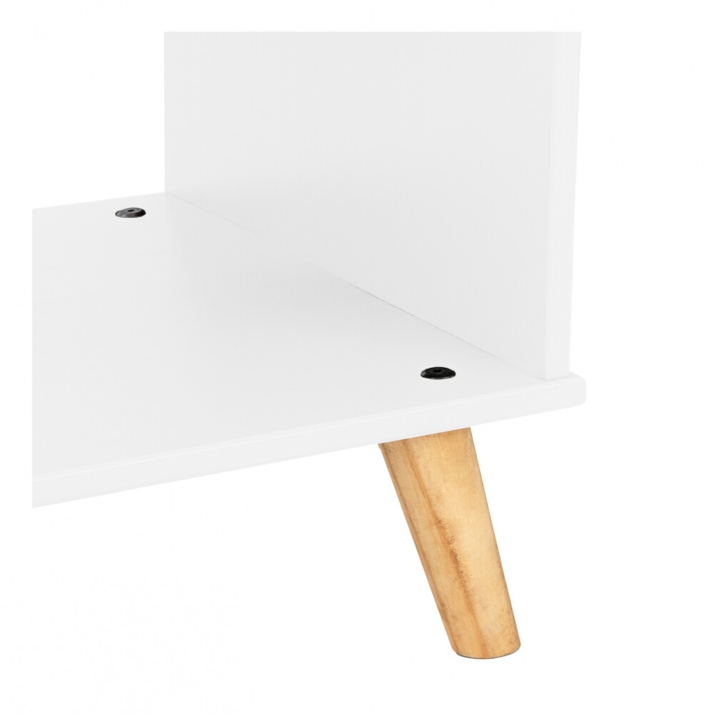 Mesa De Living Minimalista - Madera Maciza - Linea Dublin - Blanca Mesa De Living Minimalista - Madera Maciza - Linea Dublin - Blanca