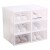 Caja Organizadora Zapatos Zapatera 12 Unidades Caja Apilable Color Variante Blanco