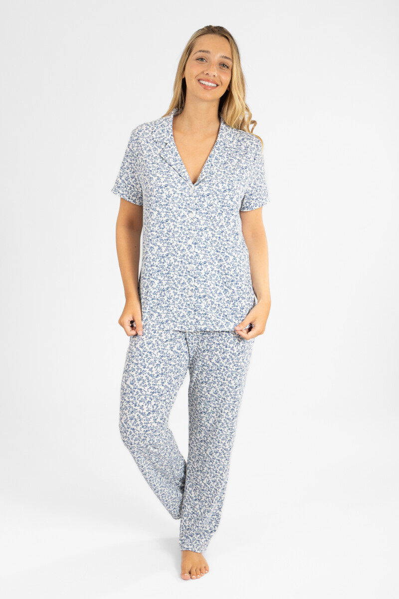 Pijama americano london mc Azul