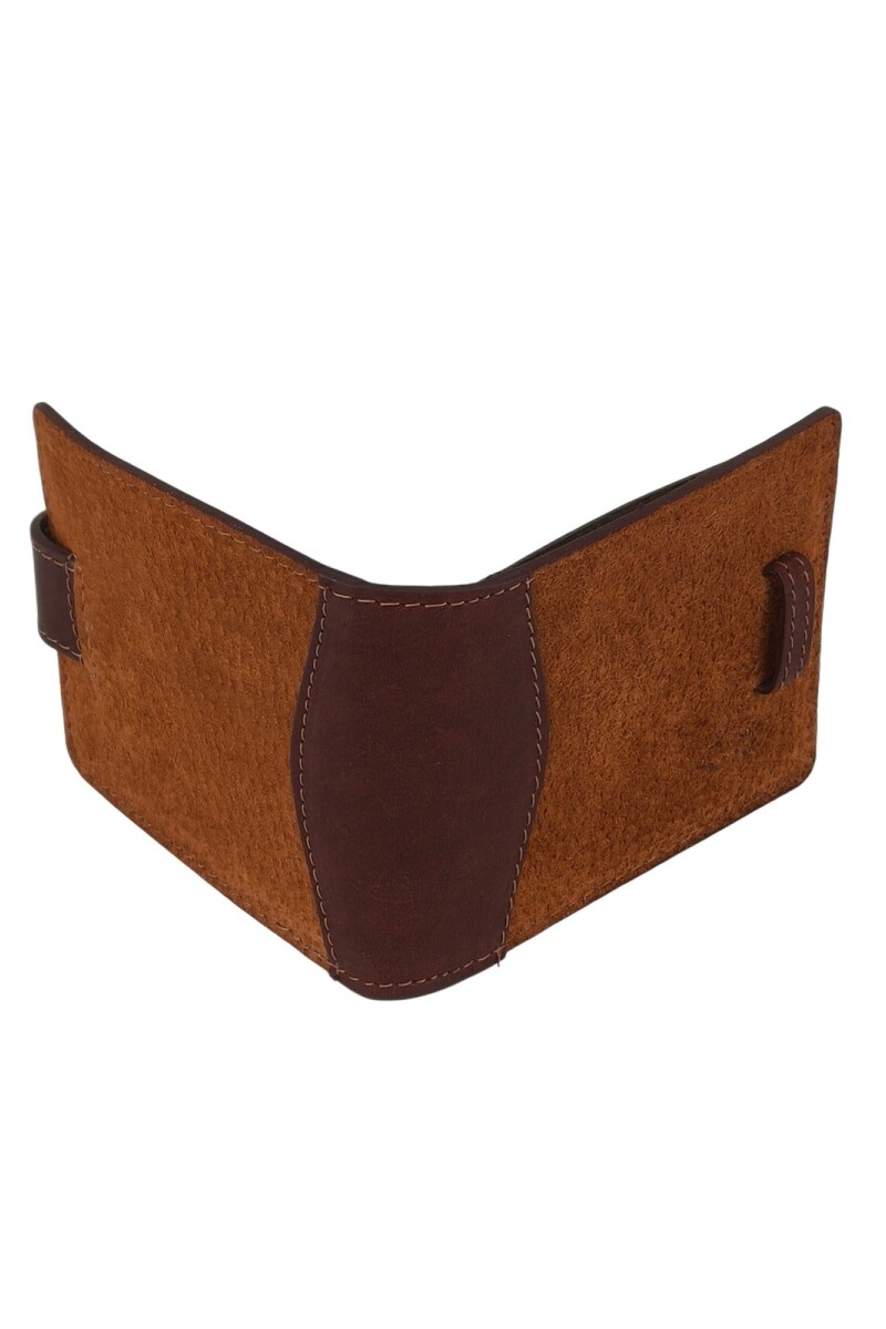 Billetera de cuero Oxido c/Marrón