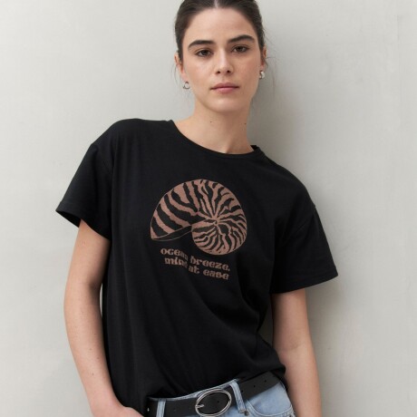 REMERA BLISSU Negro