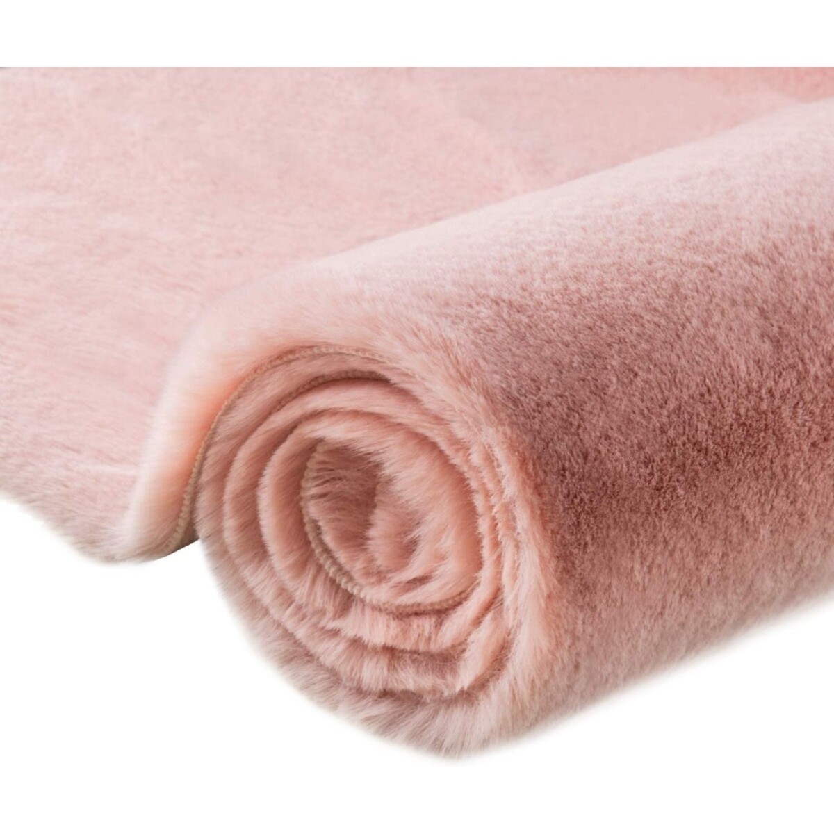 Alfombra suave de piel sintética rosa 160x230 Authentik