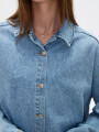 Campera Hira Azul Grisaceo