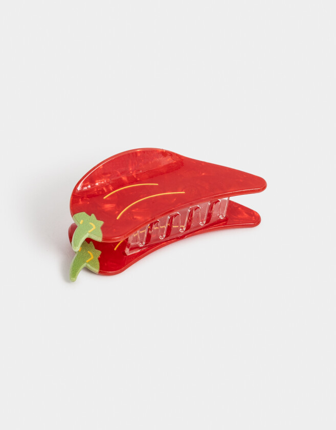 Broche Especiales Broche Acrílico Pimiento - Rojo Medio
