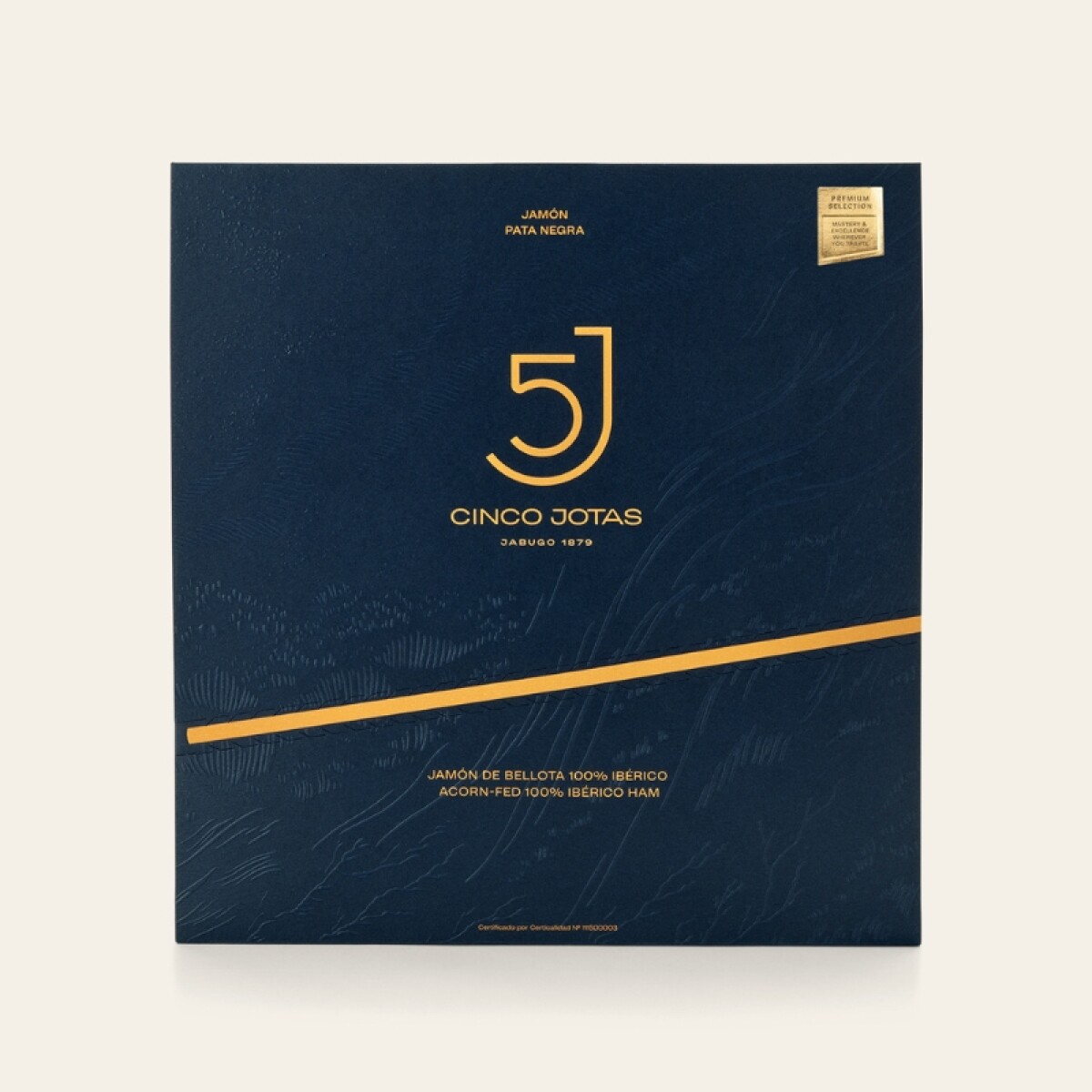 Jamón de bellota 100% ibérico CINCO JOTAS loncheado 70 grs. 