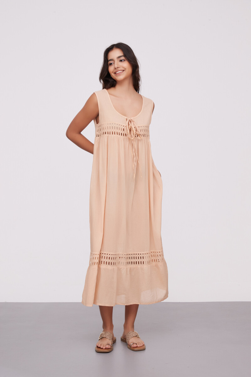 Vestido Delianes - Beige 