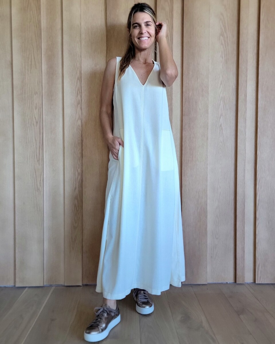 Vestido Formentera - Crudo 