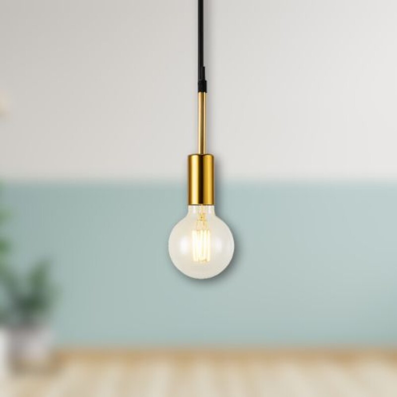 ARTEFACTO COLGANTE DECORATIVO NUR Luminaria Colgante Nur Simple Dorada