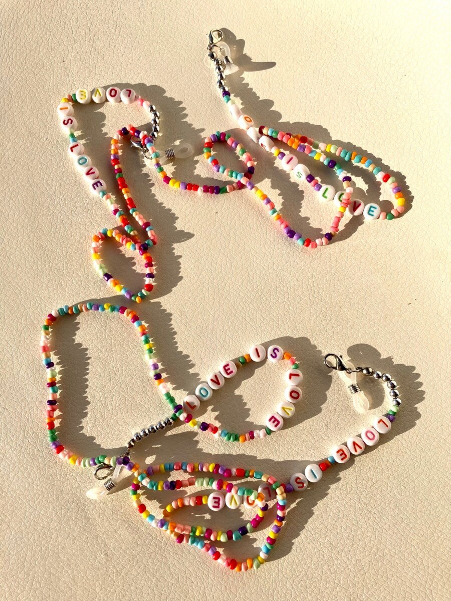 CORREA PARA LENTES Y TAPABOCA LOVE IS LOVE 