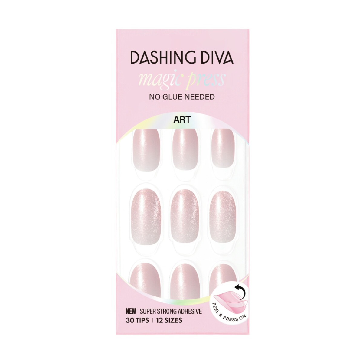 UÑAS EN GEL LISTAS (PRESS ON) - PEARLY GOLD 