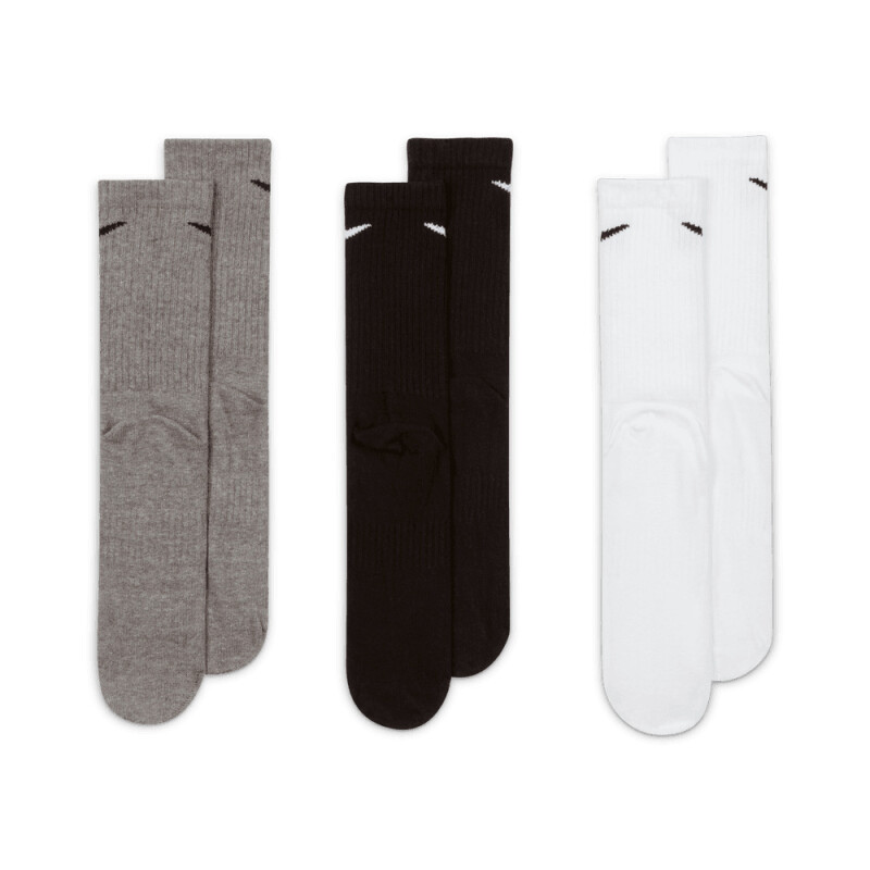 Medias Nike Everyday Ltwt Crew 3-Pack Unisex Multicolor