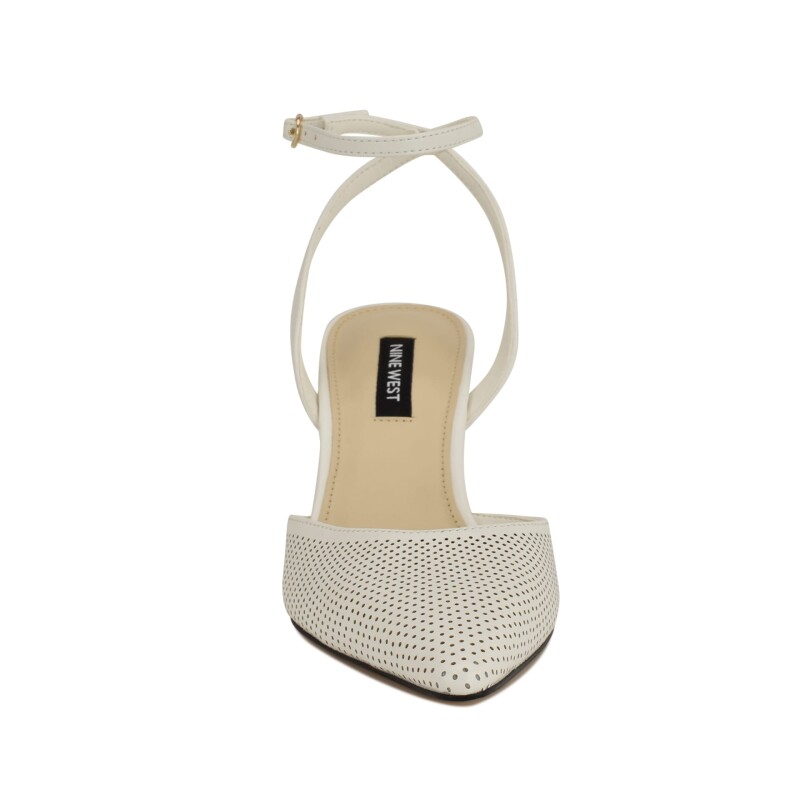 Zapato de Tacón Kelliey3 White 01 Suede