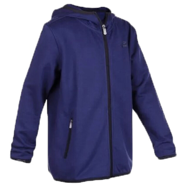 Campera Infantil Topper Fz Tech Fleece Azul - Negro