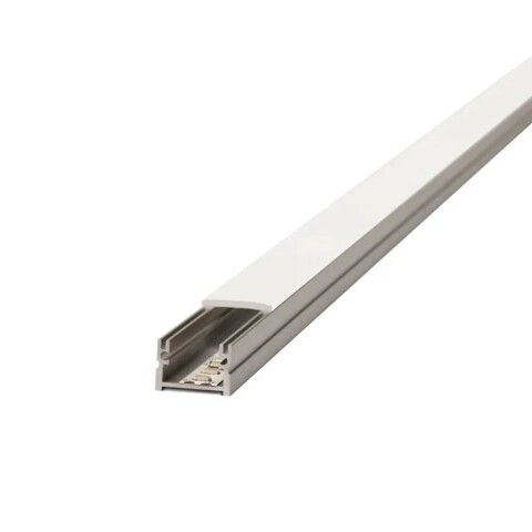Listello Led Simple Lumiere 2,5mts Cromo Mate Listello Led Simple Lumiere 2,5mts Cromo Mate
