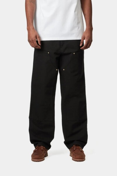 DOUBLE KNEE PANT Negro
