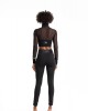 Remera Top Chicago Transparente Negra U