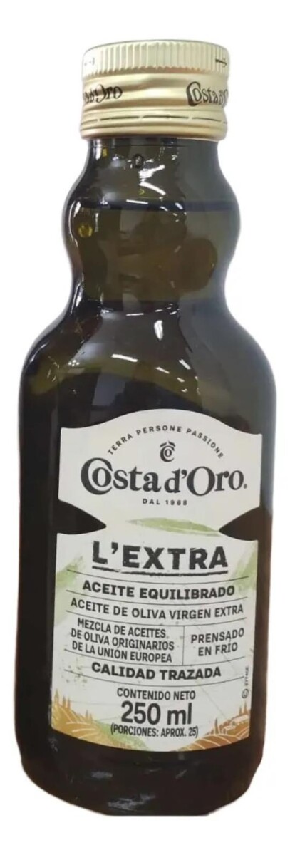 NAT-ACEITE DE OLIVA COSTA D ORO EXTRA 250ML 