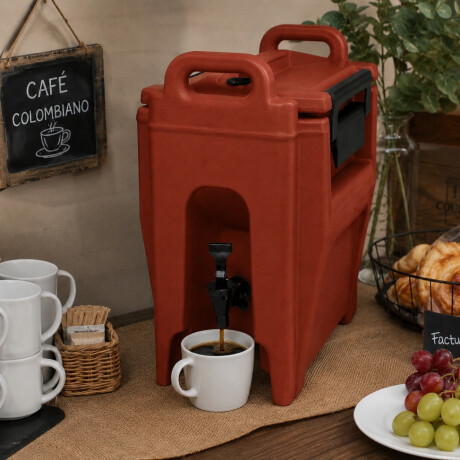Contenedor Isotérmico con Canilla Rojo ladrillo 10.2 Litros Contenedor Isotérmico con Canilla Rojo ladrillo 10.2 Litros
