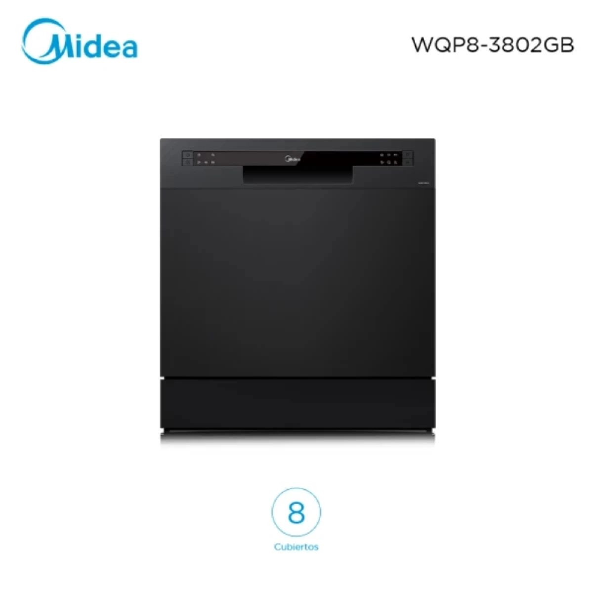 Lavavajilla Midea 8 Servicios Negro 