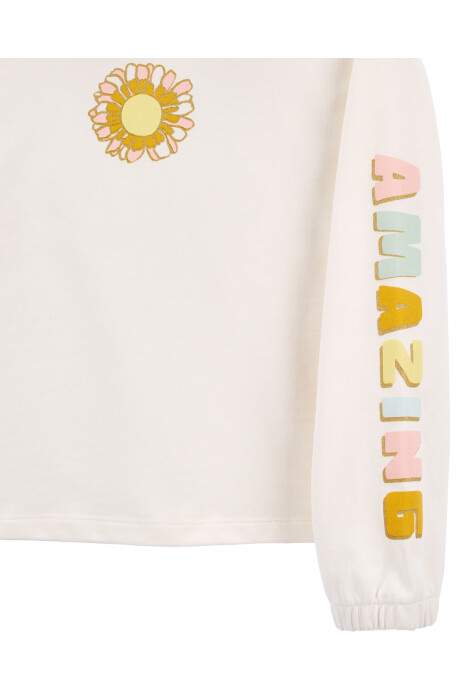 Buzo de algodón con capucha diseño tie-dye Sin color