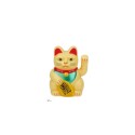 GATO DE LA SUERTE 13 CM DORADO