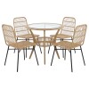 JGO COMEDOR JARDIN JAMAICA 5PCS Unica