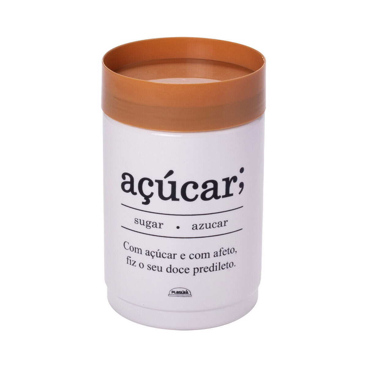 Pote Plástico con Rosca 1.1 Lts - AZUCAR 