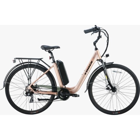 Bicicleta Electrica Trinx Commuter Champagne Bicicleta Electrica Trinx Commuter Champagne
