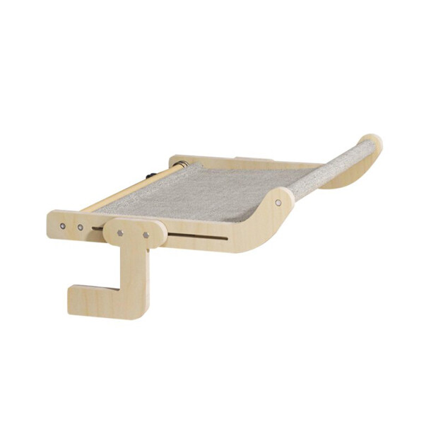Cama Colgante Madera Gato Cucha Elevada Ajustable 38x44 Cama Colgante Madera Gato Cucha Elevada Ajustable 38x44