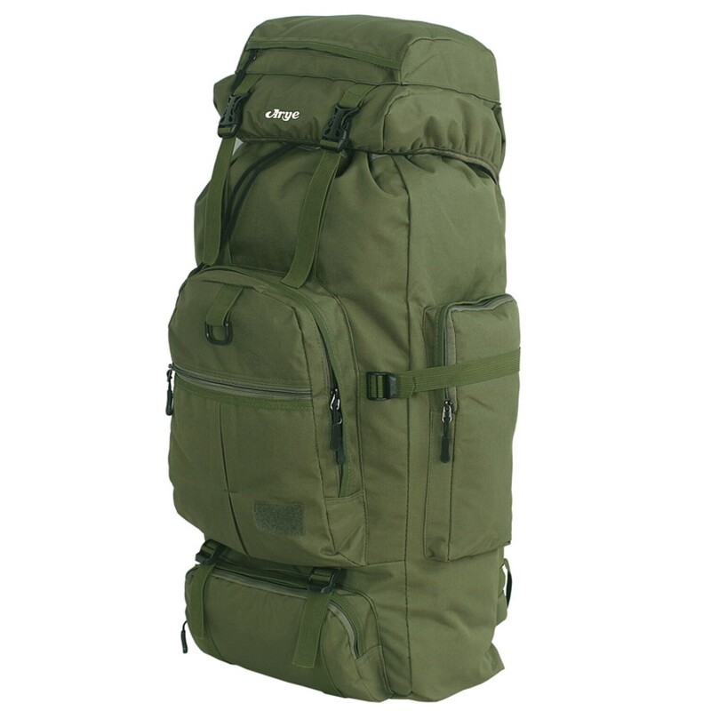 Bolso Mochila Arye Militar Solymar 80 lts Verde