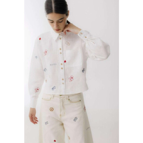PRE VENTA Camisa Azar Detail Blanco