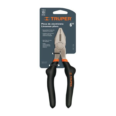 ALICATE UNIVERSAL M.ANTIDESLIZANTE 6 (BLISTER) TRUPER T200-6 N/a