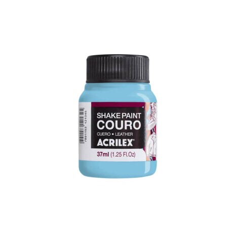 Pintura Acrilex Shake Cuero 37 ml Celeste