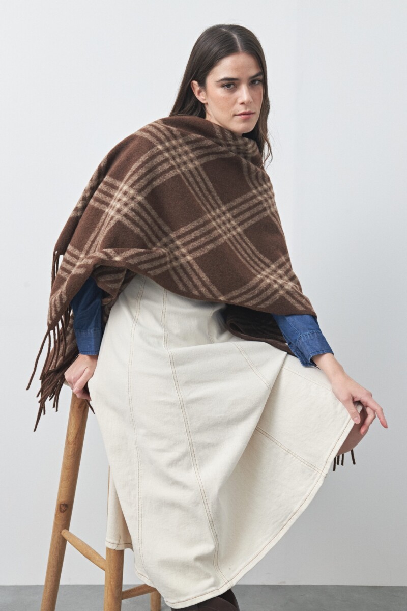 PONCHO HORIATIKI Chocolate