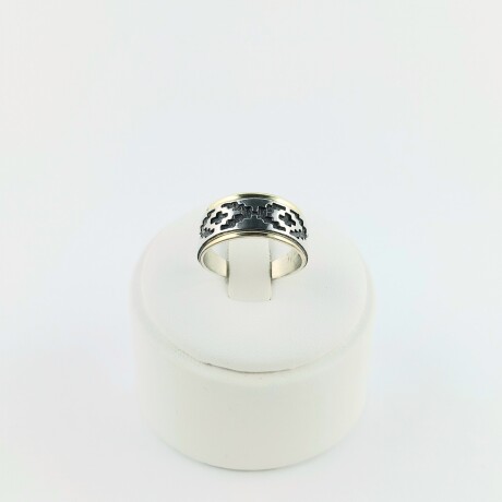 Anillo de plata 925 y double en oro 18 ktes. Anillo de plata 925 y double en oro 18 ktes.