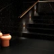 Porcelanato Negro Pulido Tipo Terrazzo 90X90Cm Piso Pared GAMAS DE NEGRO
