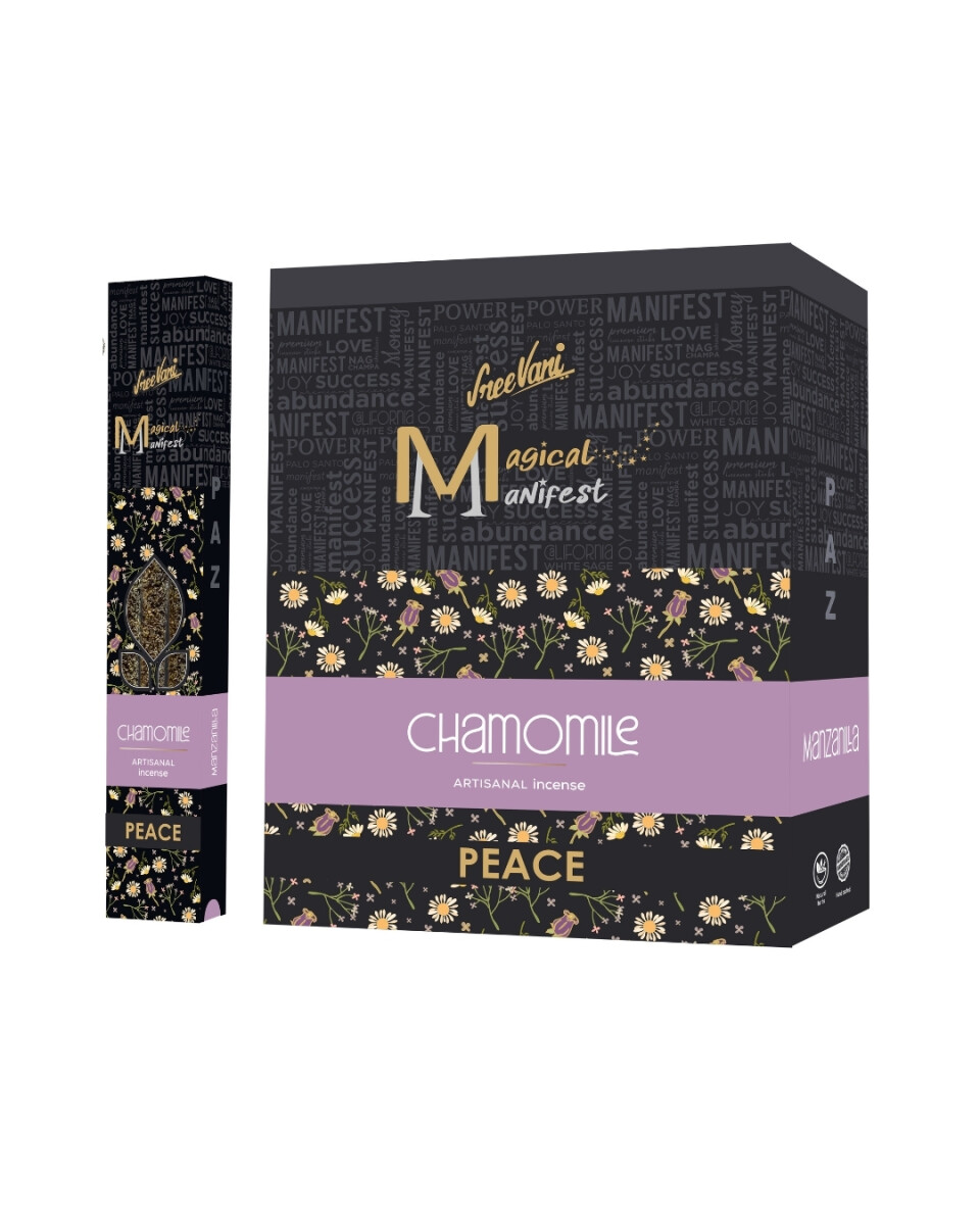 INCIENSO SREE VANI MANIFIESTO 30 GR X12 - Manzanilla 