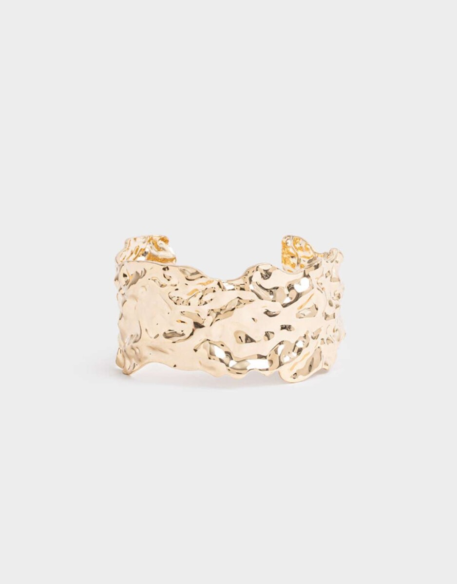 Brazalete De Metal - Dorado 