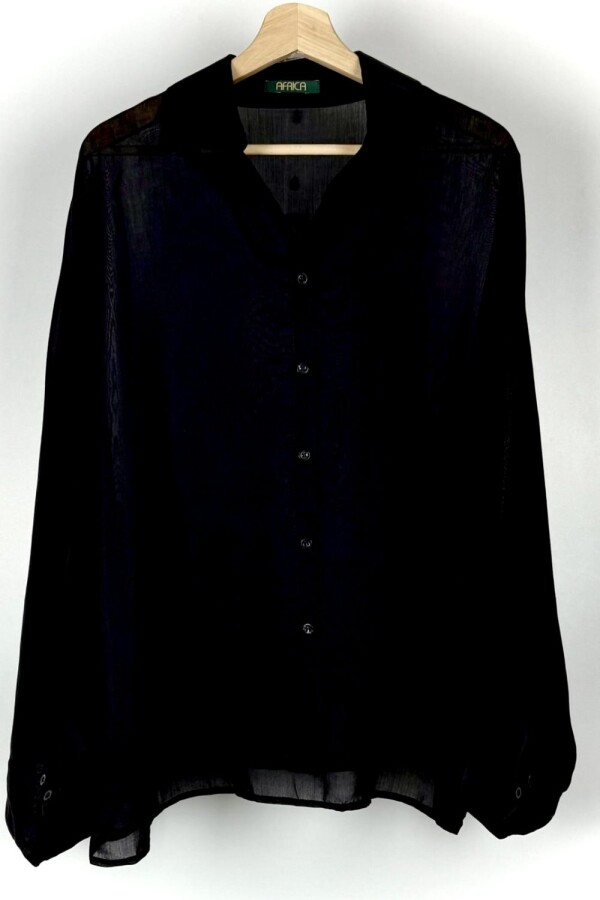 CAMISA TENCEL IRIS NEGRO