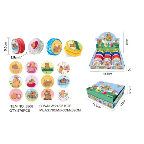 Yoyo Infantil Capybara de Varios Colores 001