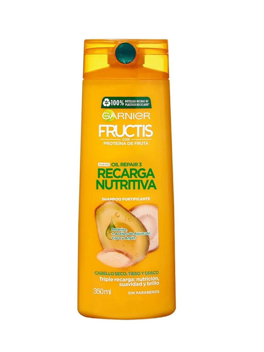 Fructis Shampoo Recarga Nutrición 350ml 