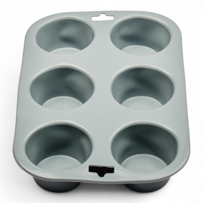Molde Silicona 6 Muffins Sin Color