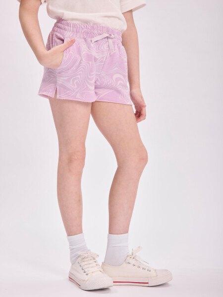 Short deportivo Corazón Rosa
