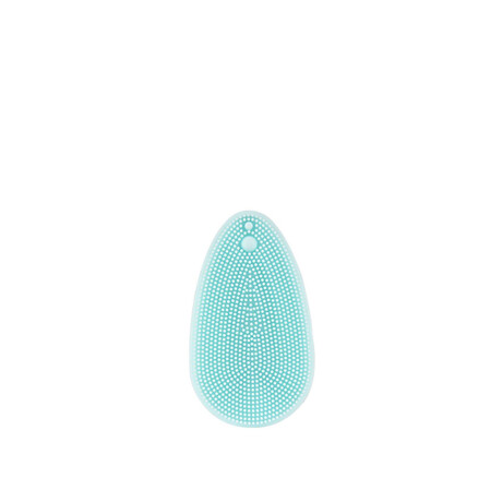 Accesorio exfoliante de silicona Celeste