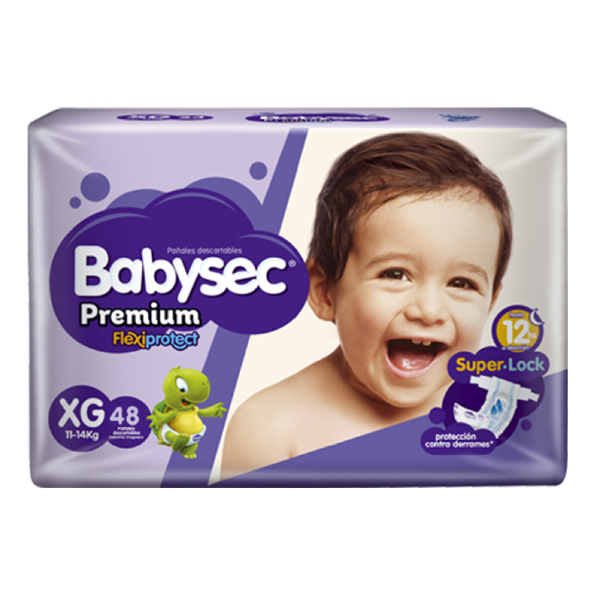 Pañales de Bebé BABYSEC Premium Talle XG x48 