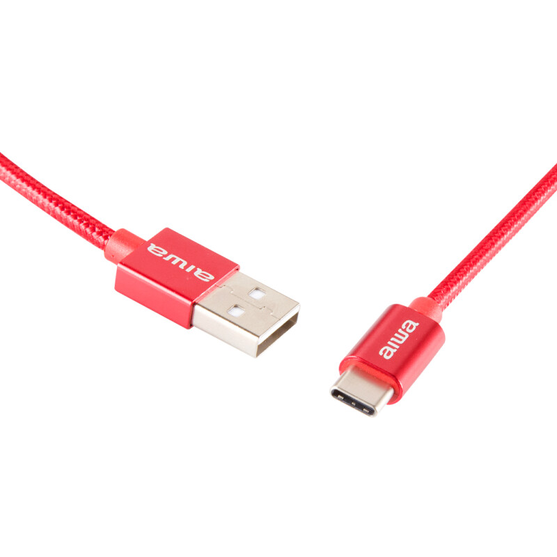 Cable de Carga USB-C Rojo