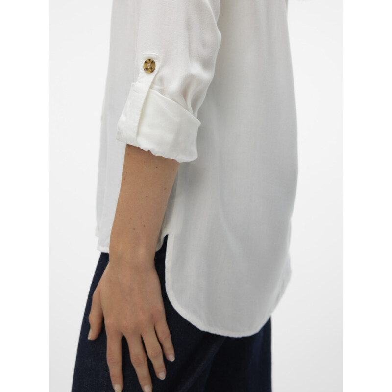 VMBUMPY L/S SHIRT NEW WVN GA NOOS SNOW WHITE