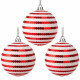 Esferas de Navidad con Lentejuelas x3 Esferas de Navidad con Lentejuelas x3