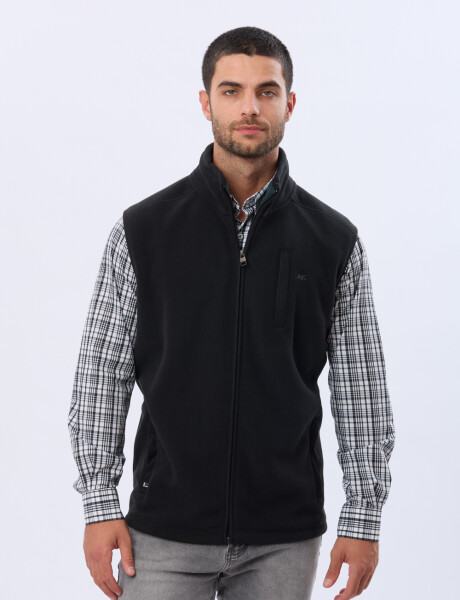 CHALECO POLAR DE ABRIGO Negro